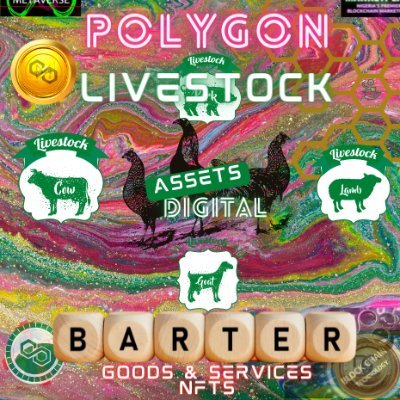 PolygonBarter's profile picture. $BARTER is a meme system of exchange in which participants in a transaction directly exchange Polygon Goods and Services for other Digital Goods and Services.