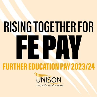 We represent thousands of members across Further Education, working together to improve pay, terms and conditions. #TogetherWeRise
