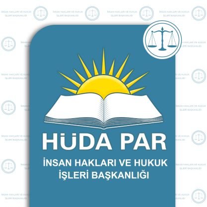 HudaParHukuk's profile picture. HÜDA PAR
İnsan Hakları ve Hukuk İşleri Başkanlığı Resmi Hesabı
| Chairmanship of Human Rights and Legal Affairs |

| Adâlet hiçbir şeye feda edilemez.