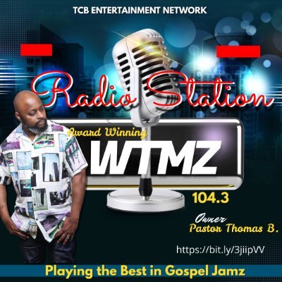 Playing the best in gospel jamz! The Internet's Big Station! WTMZ 104.3 THE MUSICZONE to listen click link https://t.co/UfTiXzx4zx…