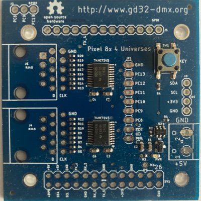 Open Source developer for solutions in the entertainment lighting industry. Creator for Open Source Hardware development boards controlling pixels and DMX512.
