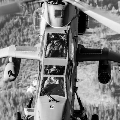 Aviation Officer/using Army helicopter EC 665 TIGER