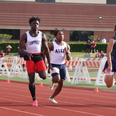 Coppell High School ‘25 | T&F | 100m- 10.36, 200m- 22.11 | 3.74 GPA | 2022 / 2023 UIL Region I - 6A Qualifier | 1x All American 🇺🇸