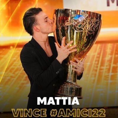 Super Fan del pollo biondo.🤍
Dal 2021 con te🏆
Ha vincere la ventiduesima edizione di Amici è......MATTIA🤍