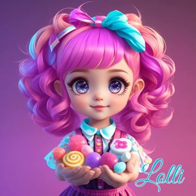 Lolli, the charming candy girl from KandyLand brings sweetness and joy! 🍭🍬🎀 #kandyland #LolliTheGirl https://t.co/ZJJYbydSoL