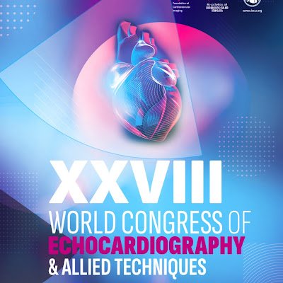 XXVIII World Congress of Echocardiography and Allied
Techniques to be held 29 September - 1 October, 2023, Sofia, Bulgaria.