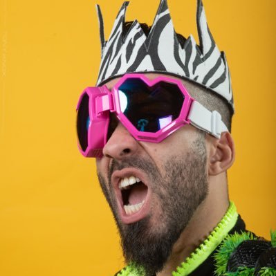 Imbued by the Power of the Wrestle Gods...ruddy hell, it's Prince Dean