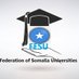 Federation of Somalia Universities (FESU) official (@fesuinfo) Twitter profile photo
