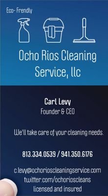 Ocho Rios Cleaning Service, LLC provides  both Residential, and Commercial cleaning services in #SouthWest Florida