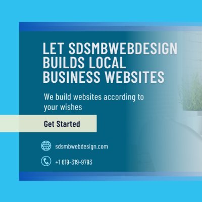 SDSmbWebDesign's profile picture. We are a Local Website Design Agency Covering Lakeside.
https://t.co/fACbcGDi0z