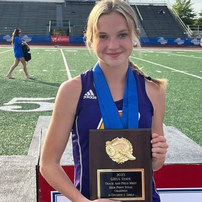 Bleckley County High School '26 -- 4.0 GPA -- FRESHMAN XC & TRACK STATE CHAMPION --  10:23 3200meter -- 4:57 1600meter -- 2:17 800meter -- 0:59 400meter