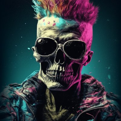 home for my ai art. mainly using midjourney w/ some bing & freepik. 💀🤖🍔