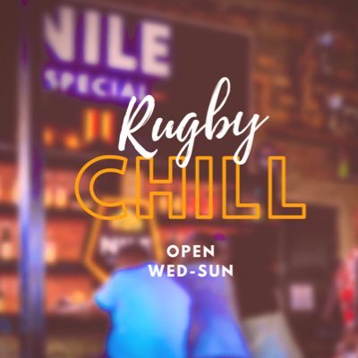 Here for a good time, not a long time 😎 Just good people and good vibes. OPEN WED-SUN 4PM TILL LATE 🍻 #TheRugbyChill follow @TRCEvents1