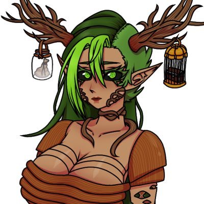 Demon Lord Dryad who created their own pocket dimension to house all kinds of nature | Some lewd 🔞 | PFP: @felixwiscan | Model mom: @himarihanabi