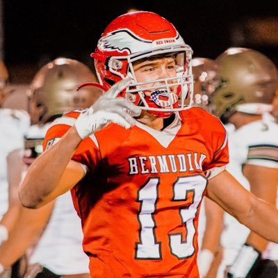 #13, Bermudian Springs High School, 5’10, 180, Squat: 390, Bench: 265, Power Clean: 245, Class of ‘25, GPA: 4.0