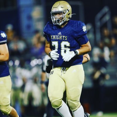 Class 26’ | 6’5 265 | Notre Dame High School OT/OG