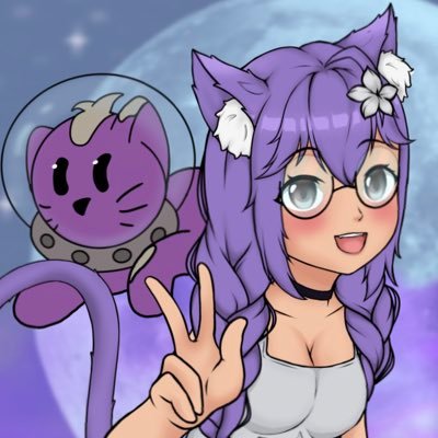 I’m a girl gamer/streamer and an artist on twitch and YouTube 💜