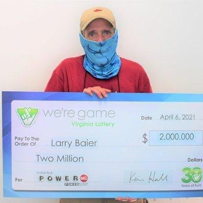 A shipyard electrician / Winner of the West Virginia lottery jackpot $2 million, helping the society with credit card, phone and medical bills debts.