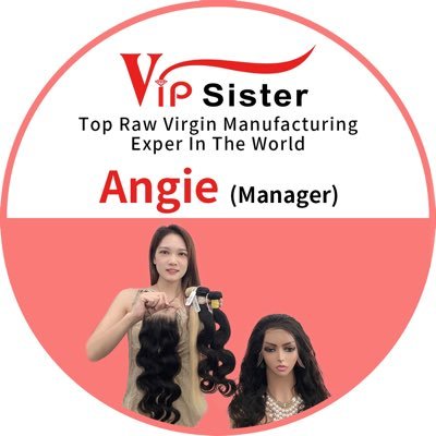 I'm Angie,the manager of #vipsisterhair,we wholesale top quality bundle,closure,frontal,wigs,tape-ins etc. Instagram @angie_vipsisterhair WhatsApp+8613570021950