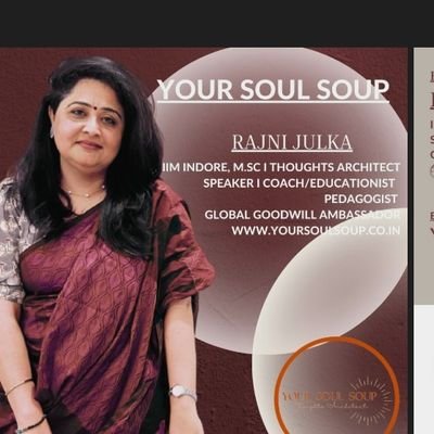 rajni1102's profile picture. Educationist/StrategicInnovationExpert/ThoughtArchitect/Speaker/IIM-I CourseDesigner/GGA/🇮🇳मेरादेश/Divine💫 मरो तो सच्चे मरो चाहे अकेले ही क्यों ना