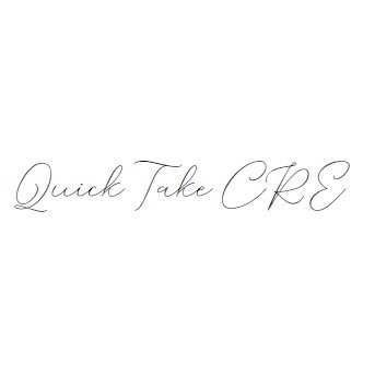 Quick Take CRE
Articles and posts by Jerry Thompson, a commercial real estate lender based in DFW. Personal X @Jerry_T_DFW