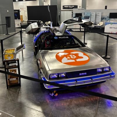 This is the official Twitter account of the Bitcoin 2023 DeLorean Time Machine, sponsored by @PlutusProps, a crypto-friendly real estate investing ecosystem.