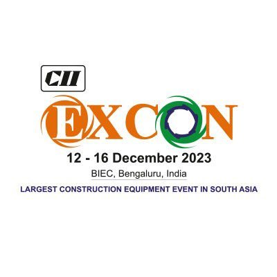 CII Excon 2023, 12th to 16th December, 2023, BIEC, Bengaluru, Karnataka, India. Largest Construction Equipment Exhibition in South Asia