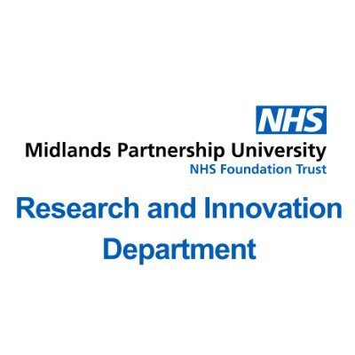 We are the Research and Innovation Department at Midlands Partnership University NHS Foundation Trust.
https://t.co/DolVfIf2ET