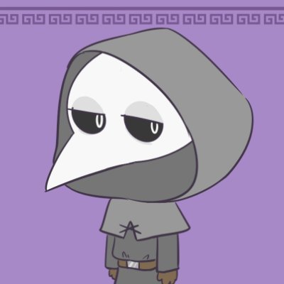 Funnier on twitter than irl
Just your friendly plague doctor, in search of new patients. (He/Him)
https://t.co/29ZSkkIulg
All Socials: newt_twitch