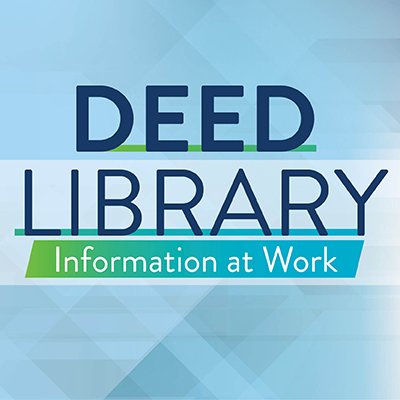 Minnesota Department of Employment & Economic Development Librarian Dru Frykberg, promoting DEED resources & services to the state's library community.