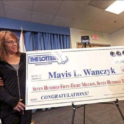 Congratulations for following,I'm Mrs Mavis wanczyk the Massachusetts Lottery Mega Million Powerball winner of $758m