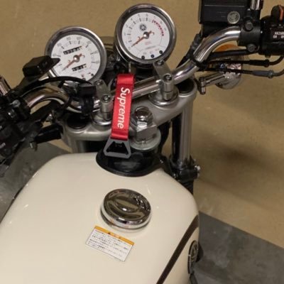 白SR400/SR400fi4型/キャンプ/