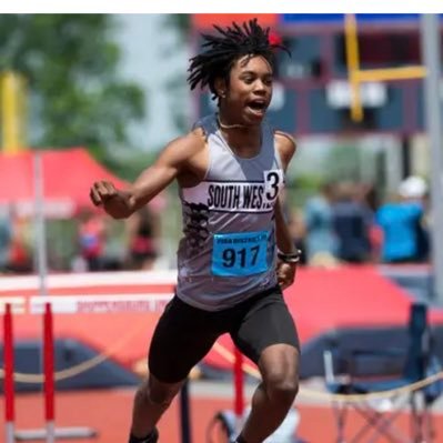 South Western Hs |110H-14.13 | 400m-48.78 | 300h-37.28 | 4x state medalist | State Champ | LJ - 22’8 |