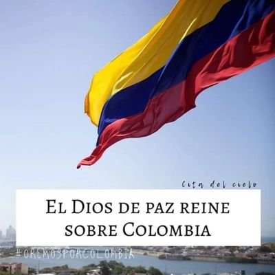 Amo a Colombia y la quiero ver libre del comunismo.
Quiero un país creciendo y con oportunidades para los jóvenes.