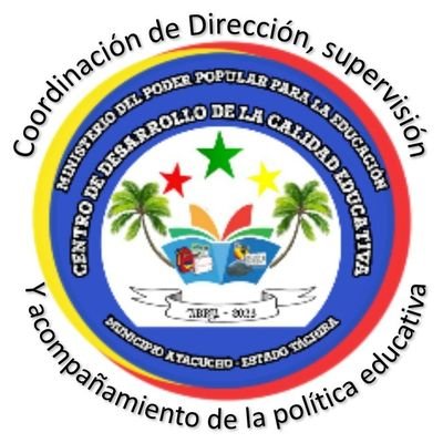 Coord de Dirección, Supervisión y acompañamiento de la Política Educativa del centro de Desarrollo de la Calidad Educativa del Municipio Ayacucho