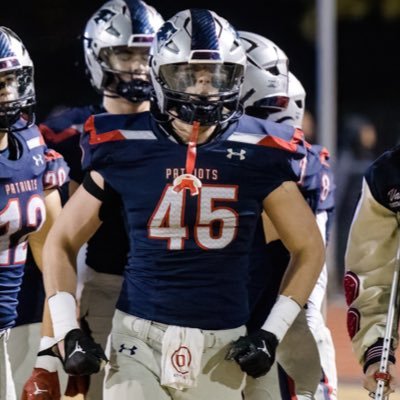 Bakersfield College #45 MLB|6’0” 210lbs |4.0 GPA| Email- jacksonprovensalfootball@gmail.com