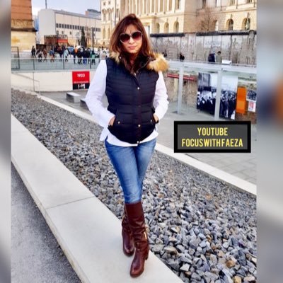 Broadcast/Digital Journalist | Independent | ExVP ARY | PTV | AlArabiya Blogs | #FocuswithFaeza | Insta @faezadawoodofficial | Jinnah’s Pakistan | Horseriding