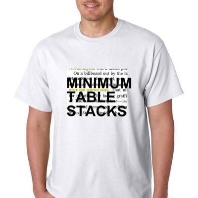 Minimum Table Stacks Profile