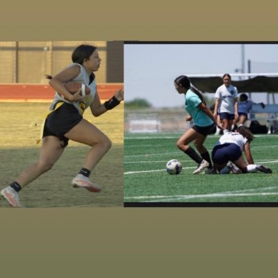 #soccer- Forward #girlsflagfootball - RB, Saftey and kicker