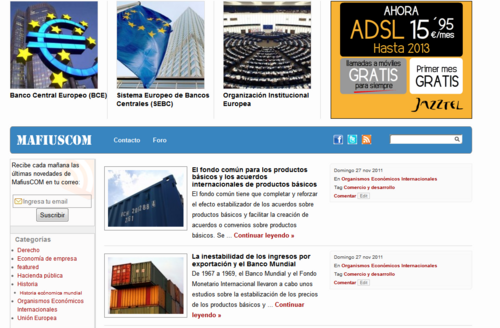 Notas económicos, financieras y mercadotécnicas para profesionales y estudiantes universitarios.