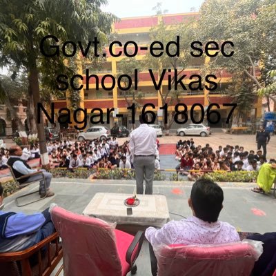 GCoEdSS1618067's profile picture. Govt Co-Ed Secondary School, Vikas Nagar
School ID- 1618067