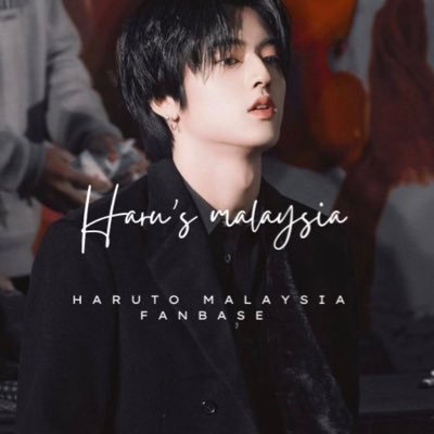 MALAYSIA FANBASE FOR YG’S BOY GROUP RAPPER TREASURE HARUTO WATANABE 💎 Dm us for inquiries or email 💌 harutomy0504@gmail.com