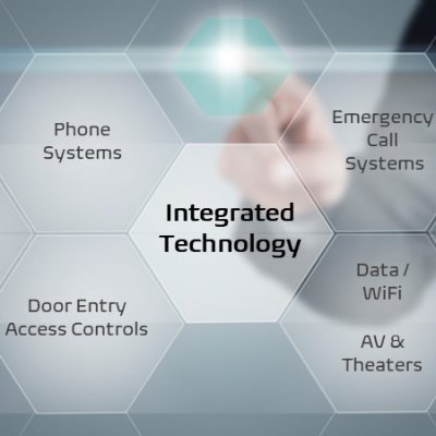 PCS integrates technology systems throughout facilities and businesses.  From phone systems to security, PCS provides a one stop shop.