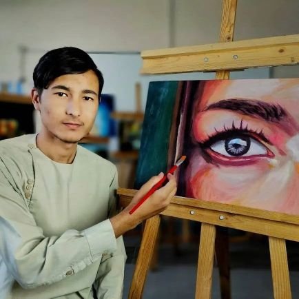 I'm an artist I'm from Afghanistan