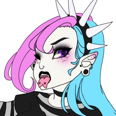 I'm a YouTube/Twitch streamer and I'm going to be Vtuber! I'm a pastel goth vampire.