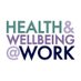Health & Wellbeing at Work 2025 (@hwatwork) Twitter profile photo Health & Wellbeing at Work 2025 (@hwatwork) Twitter profile photo