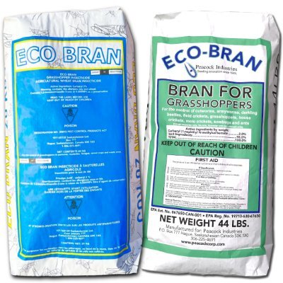 Eco Bran, EcoBran Grasshopper Bait, Insecticide, Peacock Industries