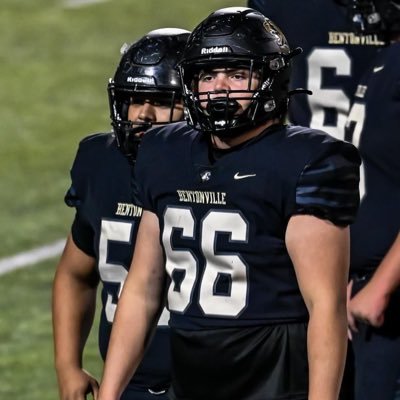 Bentonville High School Football 2025 | 6’2 | 265lbs | RT/LT | Phone - (479)-966-1307 |HC @CoachJGrant|