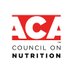 ACA Council on Nutrition (@acanutrition) Twitter profile photo