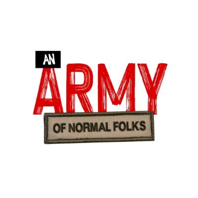 Our country’s problems will be solved by An Army of Normal Folks just deciding “hey, I can help.” 

Join the Army and check out the podcast at https://t.co/mWPVUIkIBy